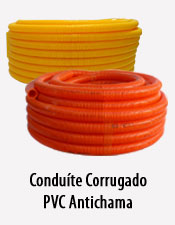 Condutes Corrugados PVC Antichama