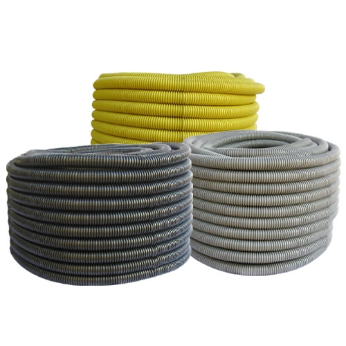 CONDUITE CORRUGADO AMARELO / CINZA / PRETO